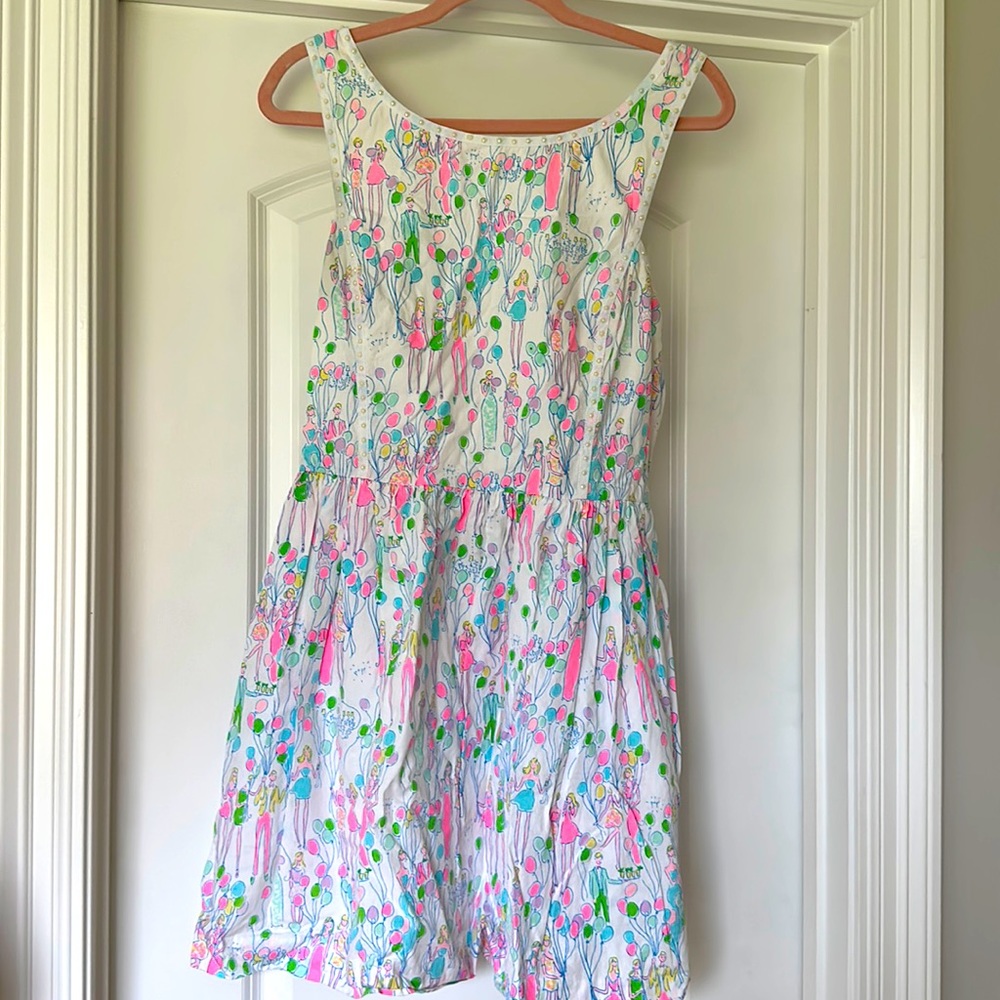 Lilly Pulitzer POP Celebration Sandrine Dress Size 12 (Rare)